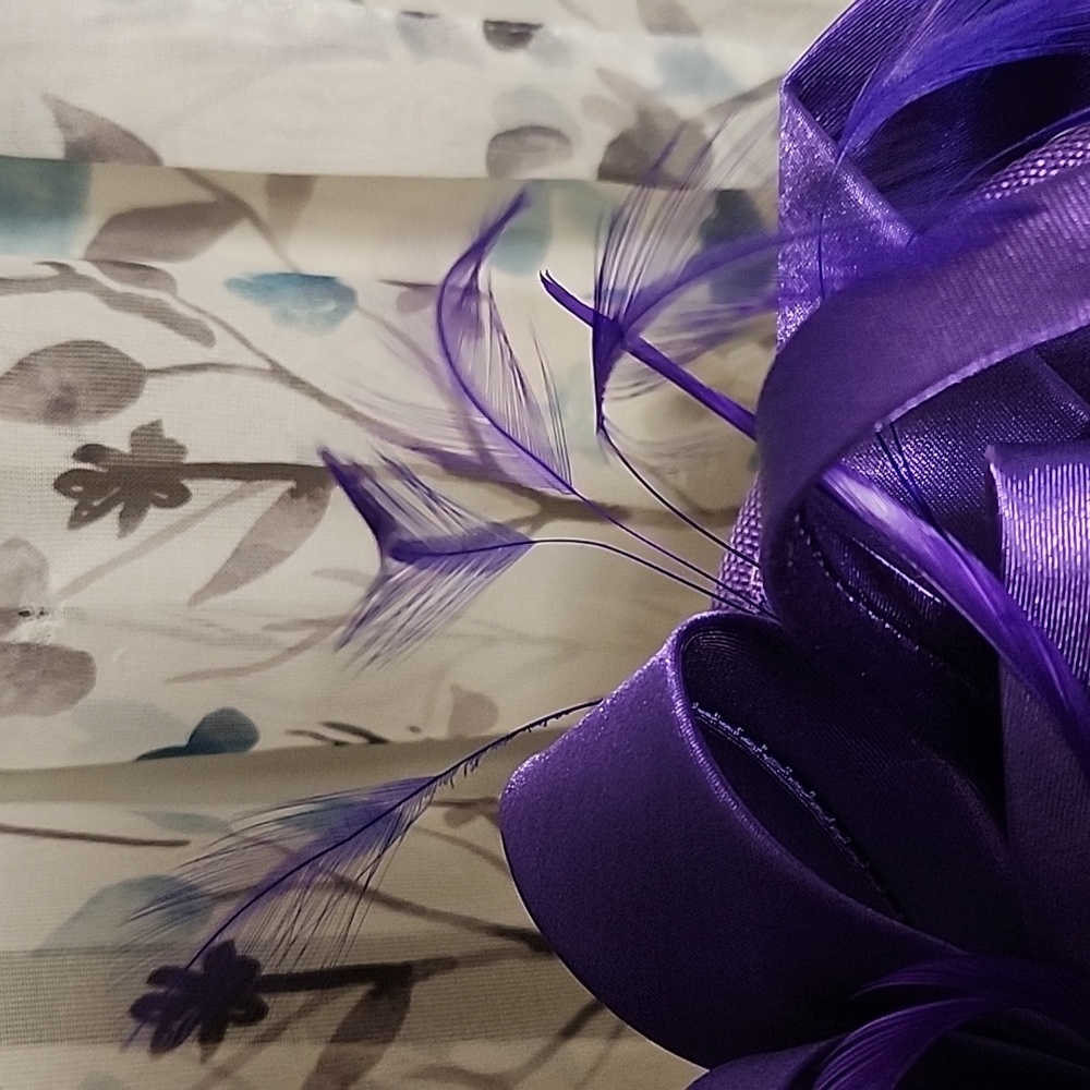 Elegant Purple Headband - Picture 2 of 5